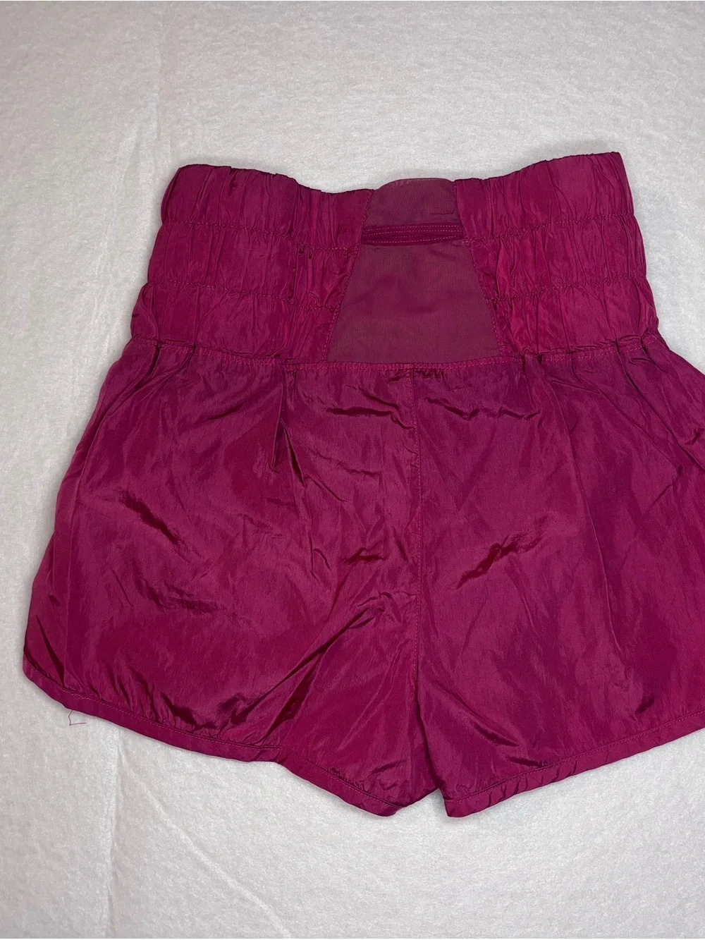 Free People Jasper Red Athletic High-Waist Shorts Woman’s Size Small